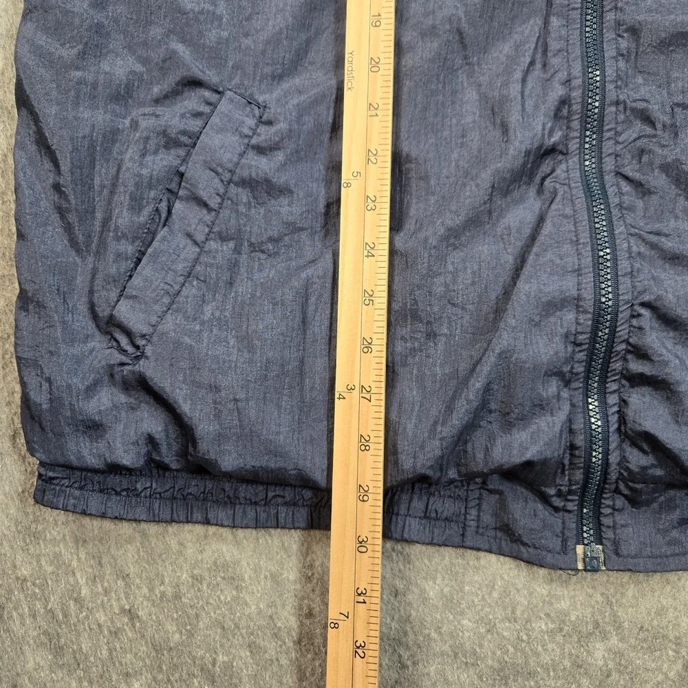 Vintage Lavon‎ Jacket Mens XLT Blue Colorblock Nylon Track Full Zip Windbreaker